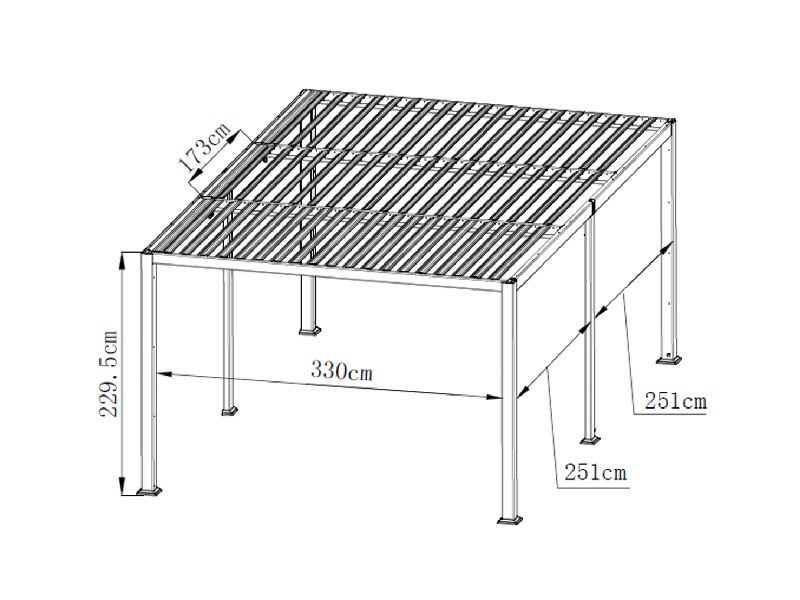 Wholesale Galaxy Gazebo - 3.5 X 5.4M 