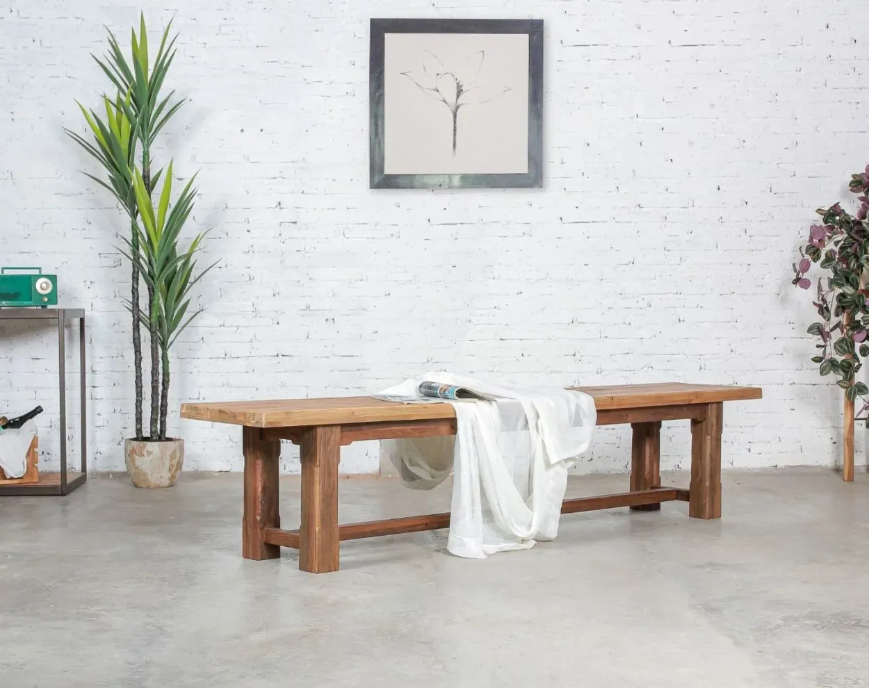 Wholesale Linga Reclaimed Teak Backless Bench 