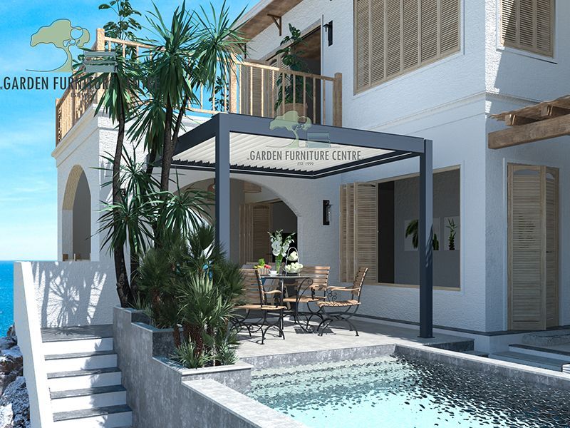 Wholesale Eclipse 3.6 X 3m LED Motorised Pergola | Wall Mounted