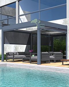 Wholesale Eclipse 3 X 3m LED Motorised Pergola | Wall Mounted 