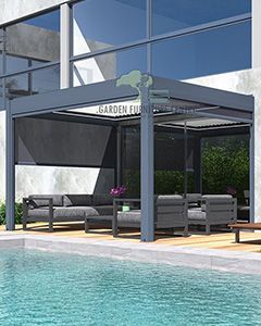 Wholesale Eclipse 3 X 3m LED Motorised Pergola | Wall Mounted 