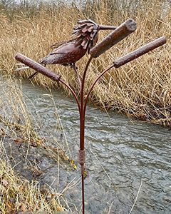 Wholesale King Fisher With Reeds 