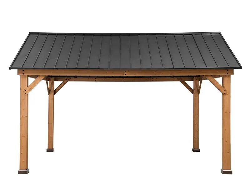 Wholesale Cedar Hard Top Gazebo 3.35X3.99M