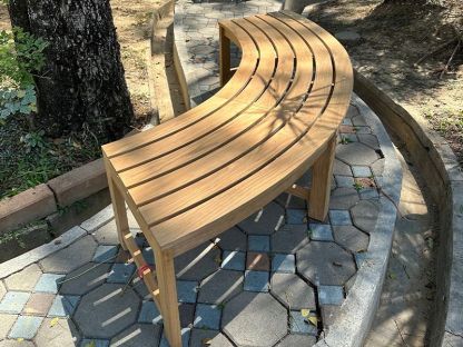 Wholesale Curved Backless Bench 