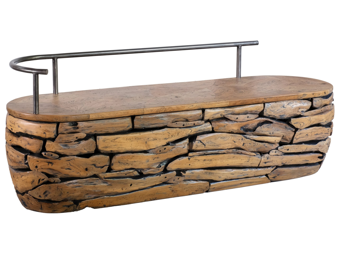 Rokka Root Bench with Backrest