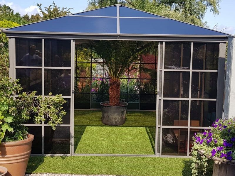 Four Seasons Screen House 3m x 3m-Garden Furniture Centre-HighRange,Screenhouse,Free Standing,Gazebos,Metal Gazebos,All Seasons Gazebos,All Seasons Gazebo Range,Garden Rooms Gazebos,All Seasons Range-{collection_title}