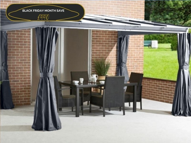 Wholesale Four Seasons Wall Mounted Gazebo 3m x 3.65m