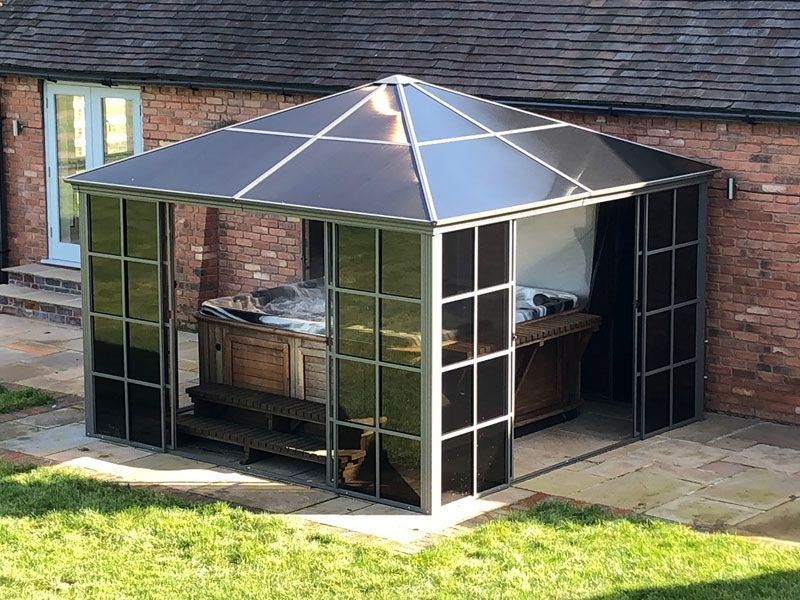 Four Seasons Screen House 3m x 3m-Garden Furniture Centre-HighRange,Screenhouse,Free Standing,Gazebos,Metal Gazebos,All Seasons Gazebos,All Seasons Gazebo Range,Garden Rooms Gazebos,All Seasons Range-{collection_title}
