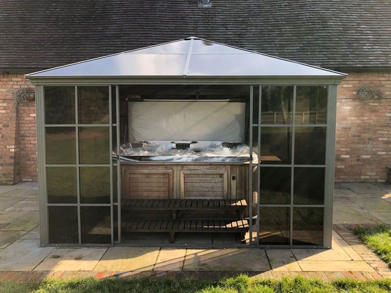 Four Seasons Screen House 3m x 3m-Garden Furniture Centre-HighRange,Screenhouse,Free Standing,Gazebos,Metal Gazebos,All Seasons Gazebos,All Seasons Gazebo Range,Garden Rooms Gazebos,All Seasons Range-{collection_title}