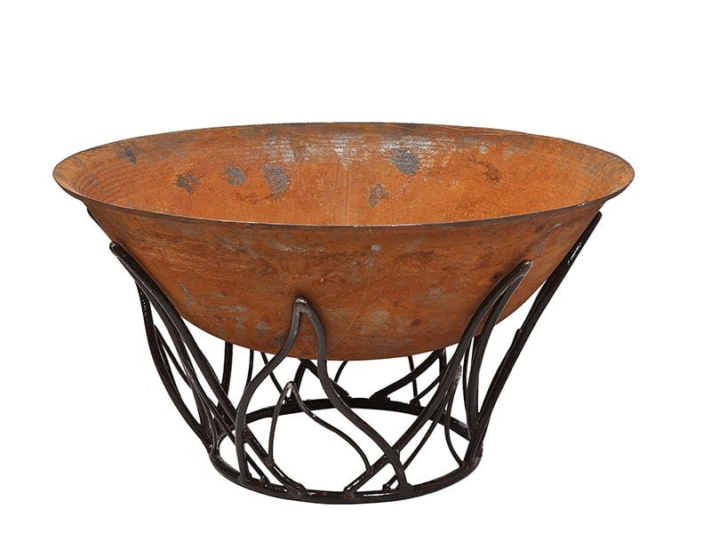 Cast Iron Fire Bowl with Blaze Stand