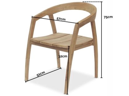 Wholesale Teak Dining Armchair | Bari Range