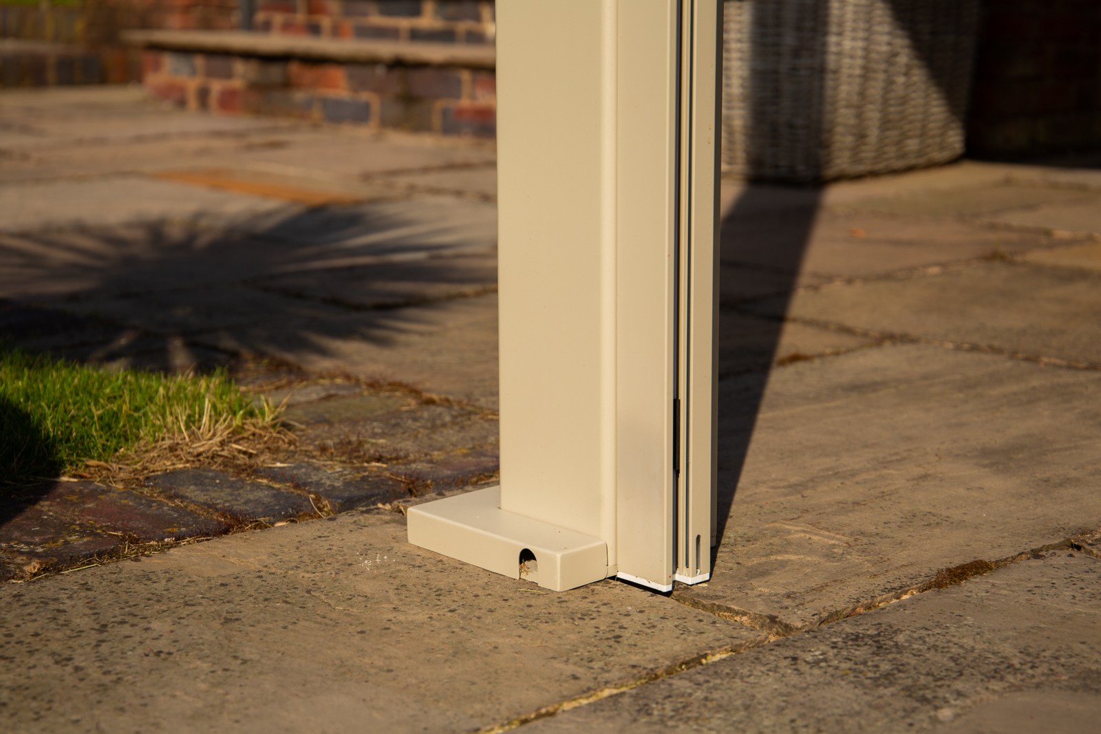 Eclipse 3 X 4m LED Motorised Pergola | Cotswold Stone | Free Standing