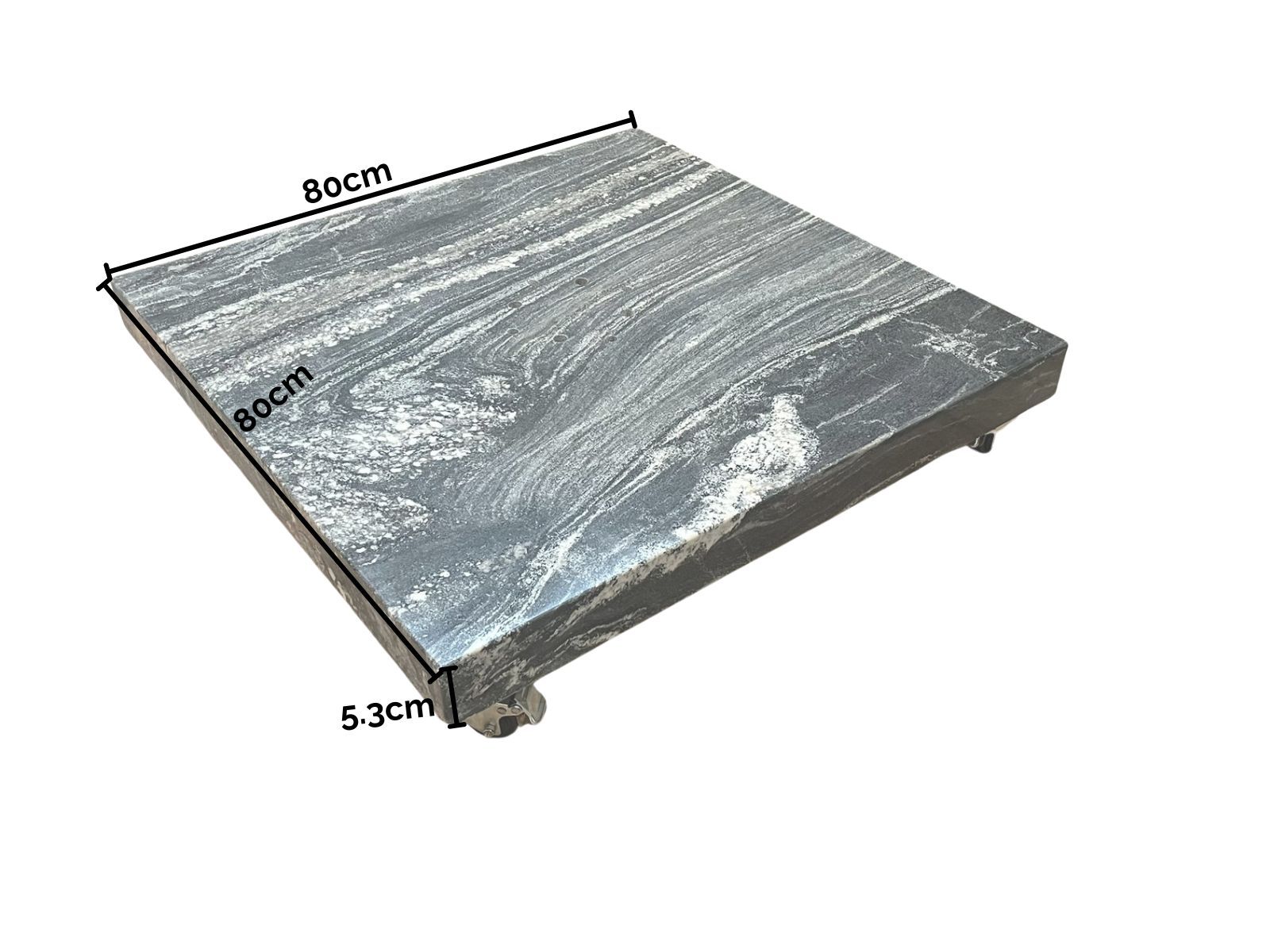 Galaxy Black Swirl Granite Base with Wheels | Cantilever Parasols-Garden Furniture Centre-MidInstock,instock,MidRange,Parasol Bases Parasols,Parasol Bases,Parasols-{collection_title}