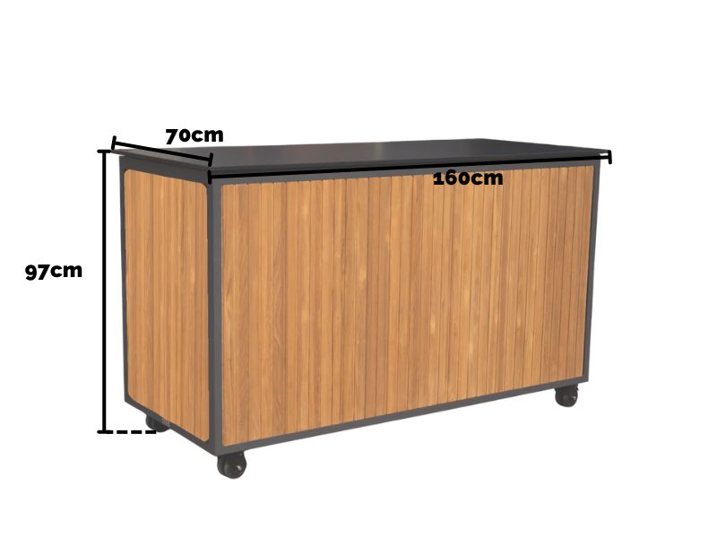 Mandalay Teak Cushion Box | FSC® -Garden Furniture Centre-HighRange,Outdoor Storage,Outdoor Cushions,Cushions,Scatter Cushion,Accessories-{collection_title}