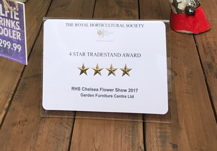 4 star trade stand award at RHS Chelsea 2017