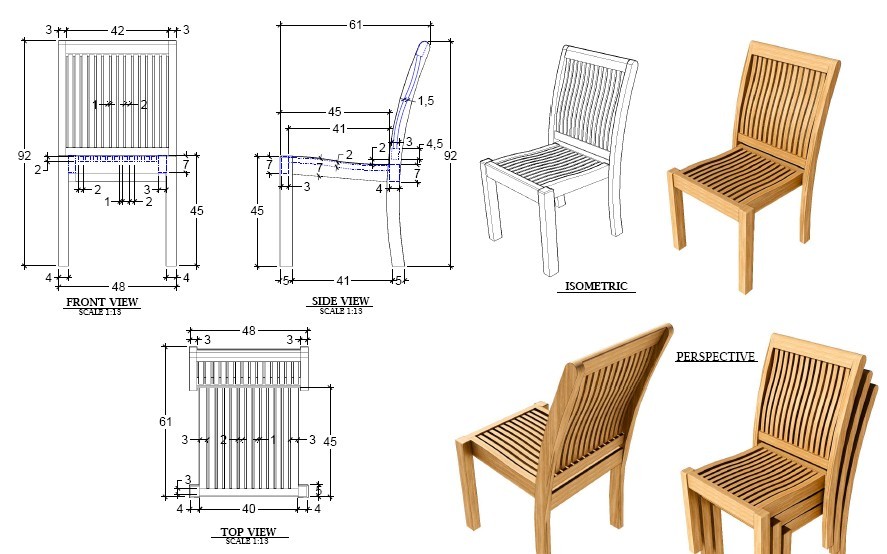Wholesale Chelsea Teak Stacking Dining Chair