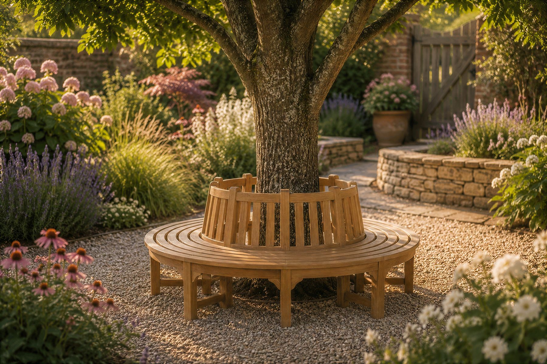 Wholesale Small Circular Tree Bench | Pre-Order