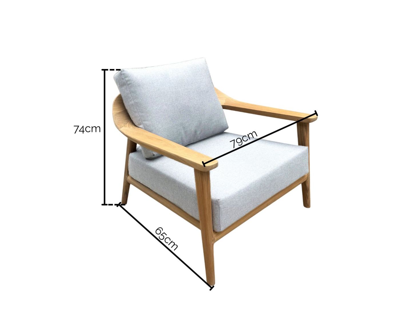 Veluta Curved Armchair | FSC® Certified