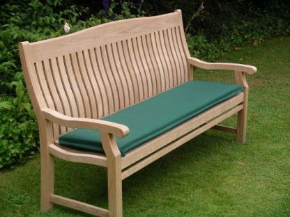 Wholesale Outdoor Cushion for 120cm Bench - Forest Green