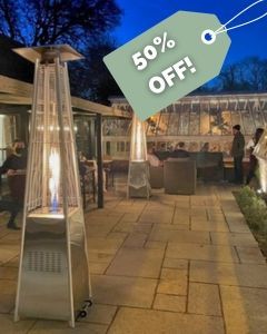Athena Plus Gas Patio Heater & Free Weather Cover