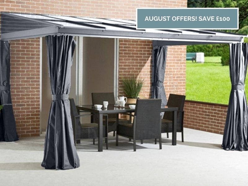 Wholesale Four Seasons Wall Mounted Gazebo 3m x 3.65m