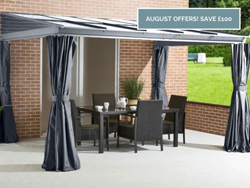 Wholesale Four Seasons Wall Mounted Gazebo 3m x 3.65m
