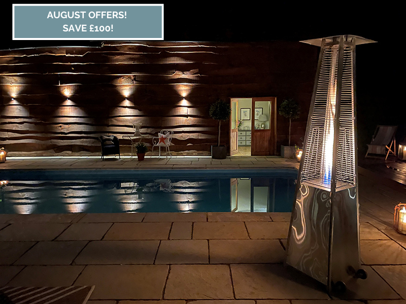 Athena Plus Gas Patio Heater & Free Weather Cover