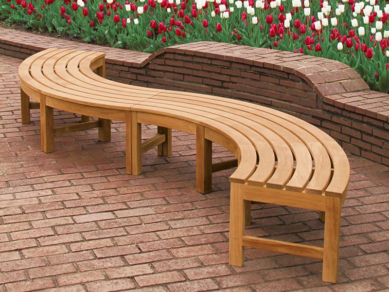 Wholesale Curved Backless Bench 