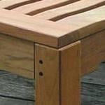 Mortice and Tenon joints reinforced with teak dowels