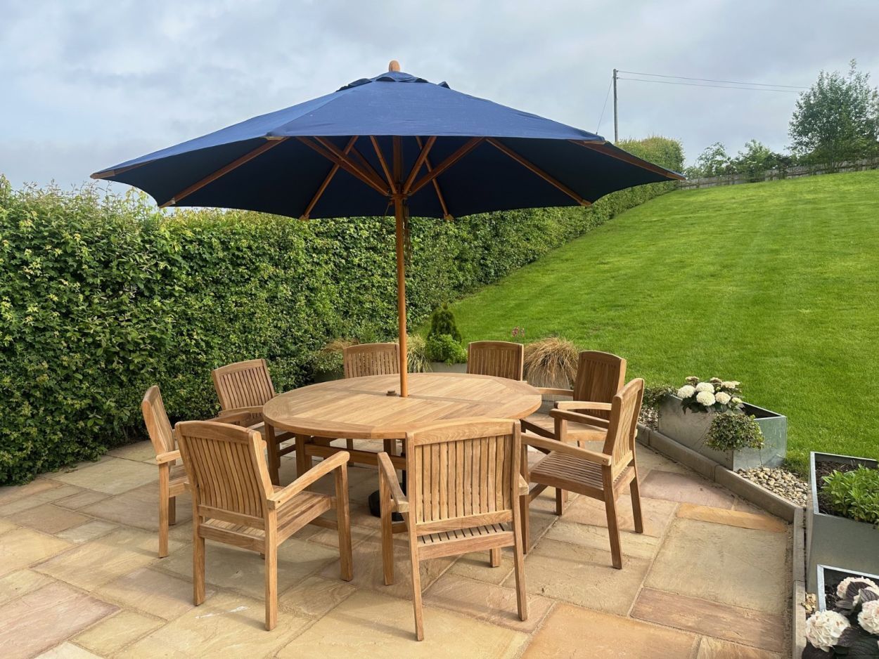 Wholesale Bamboo 3.5m Parasol 