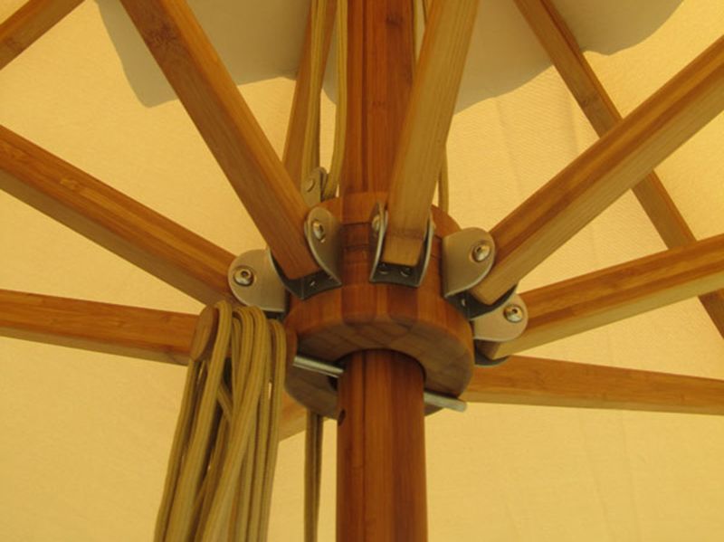 Wholesale Bamboo 3.5m Parasol 