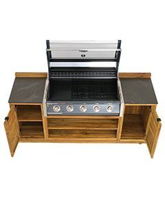Wholesale Bari BBQ Cabinet Unit Trolley On Wheels