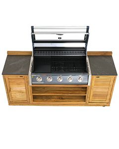 Wholesale Bari BBQ Cabinet Unit Trolley On Wheels