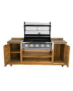 Wholesale Bari BBQ Cabinet Unit Trolley On Wheels