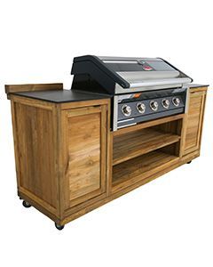 Wholesale Bari BBQ Cabinet Unit Trolley On Wheels