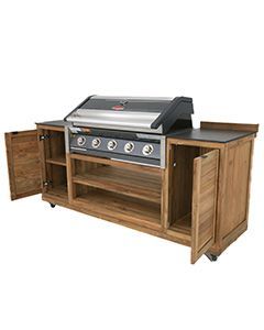 Wholesale Bari BBQ Cabinet Unit Trolley On Wheels