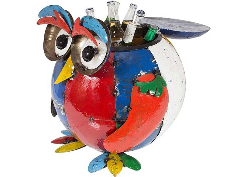Wholesale Barnyard Owl Beverage Tub