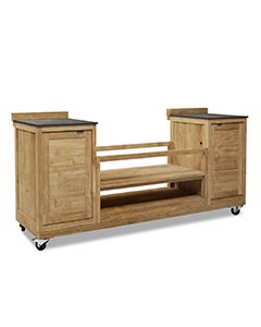 Wholesale Bari BBQ Cabinet Unit Trolley On Wheels
