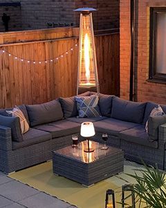 Athena Plus Gas Patio Heater & Free Weather Cover