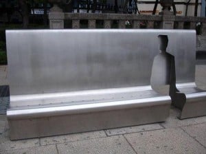 Silhouette bench