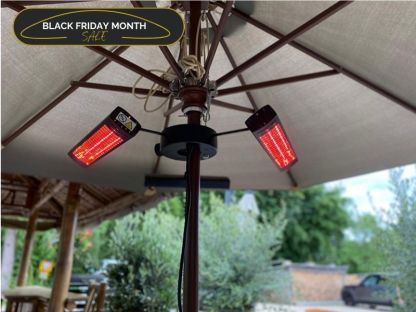 Wholesale 3KW Tri Parasol Heater With Remote