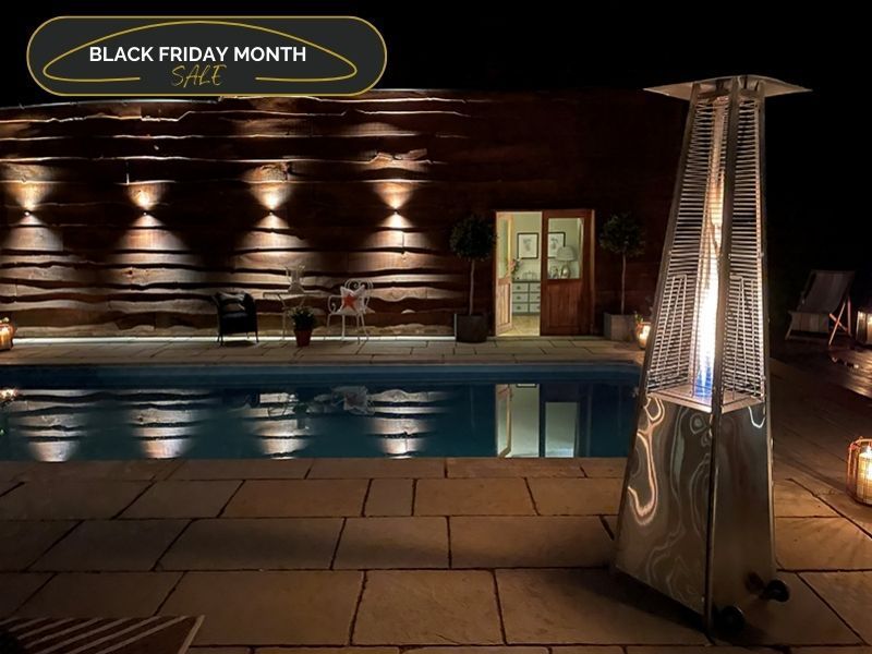 Athena Plus Gas Patio Heater & Free Weather Cover