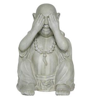Wholesale Buddha See No Evil Garden Ornament