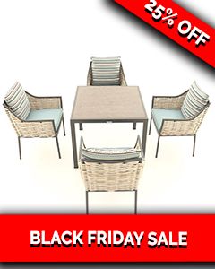 Wholesale Tahiti Stone Top Dining Set