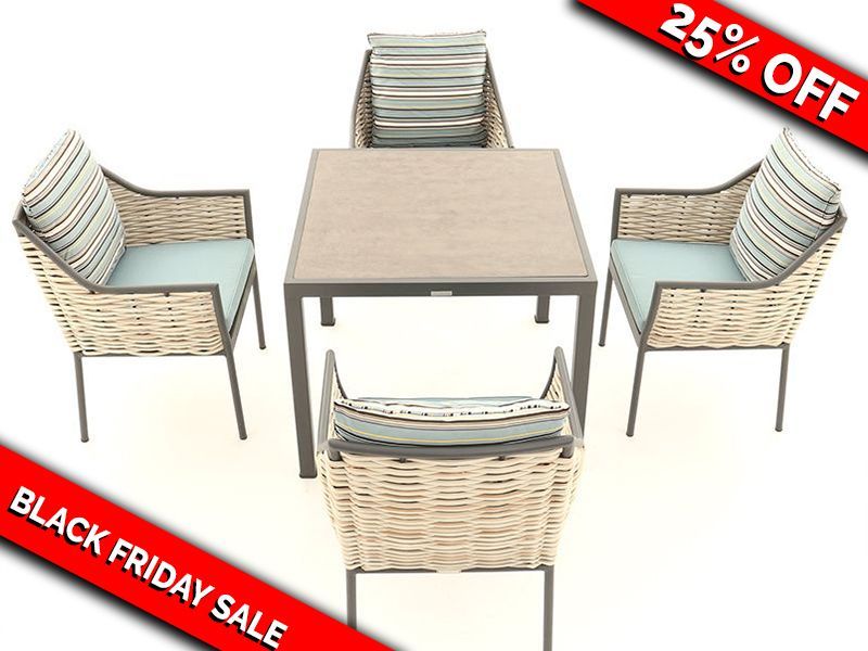 Wholesale Tahiti Stone Top Dining Set