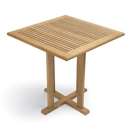 Wholesale Cafe 75cm Square Teak Table
