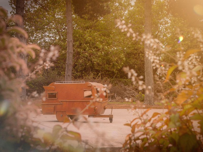 Wholesale Retro Caravan Firepit & Grill