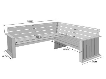 Wholesale Cecina Corner Bench
