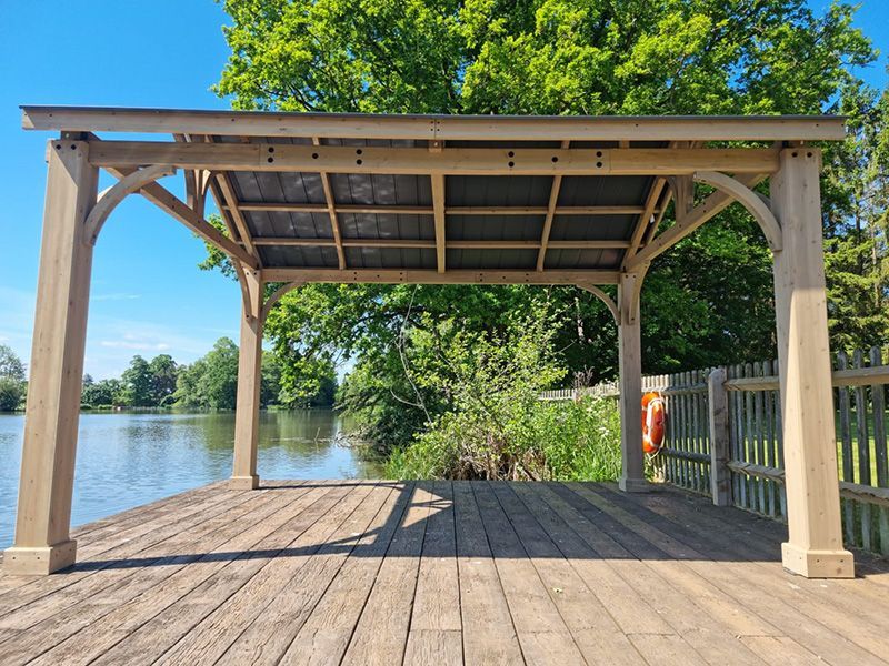 Wholesale Cedar Gazebo 4.2m x 3.6m | FSC Certified
