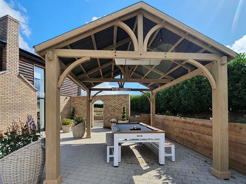 Wholesale Cedar Gazebo 4.2m x 3.6m | FSC Certified